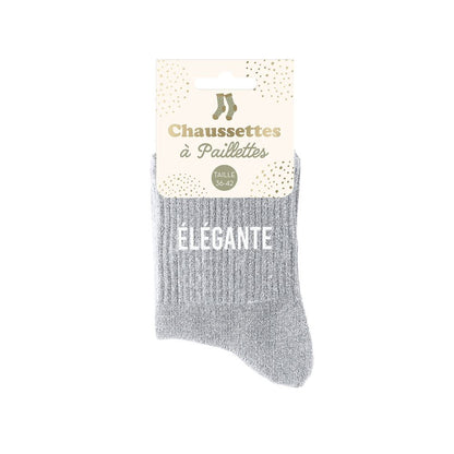Chaussettes à paillettes: Elégante