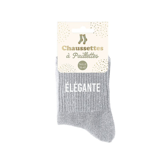 Chaussettes à paillettes: Elégante