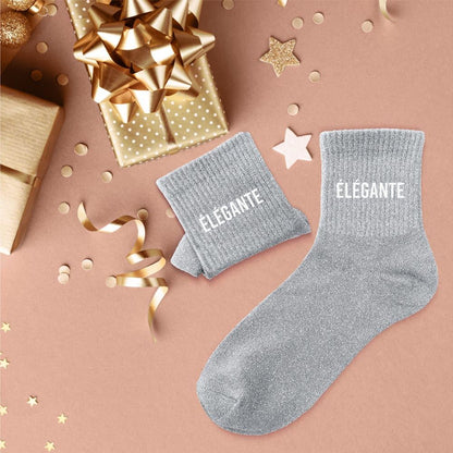 Chaussettes à paillettes: Elégante
