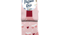 Chaussettes humoristiques: Passion rosé