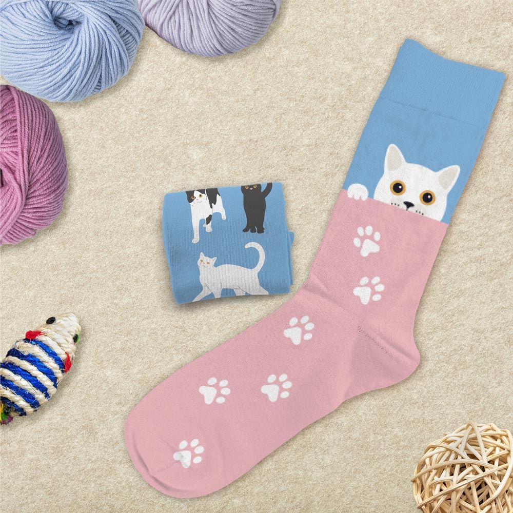 Chaussettes humoristiques: Passion chats