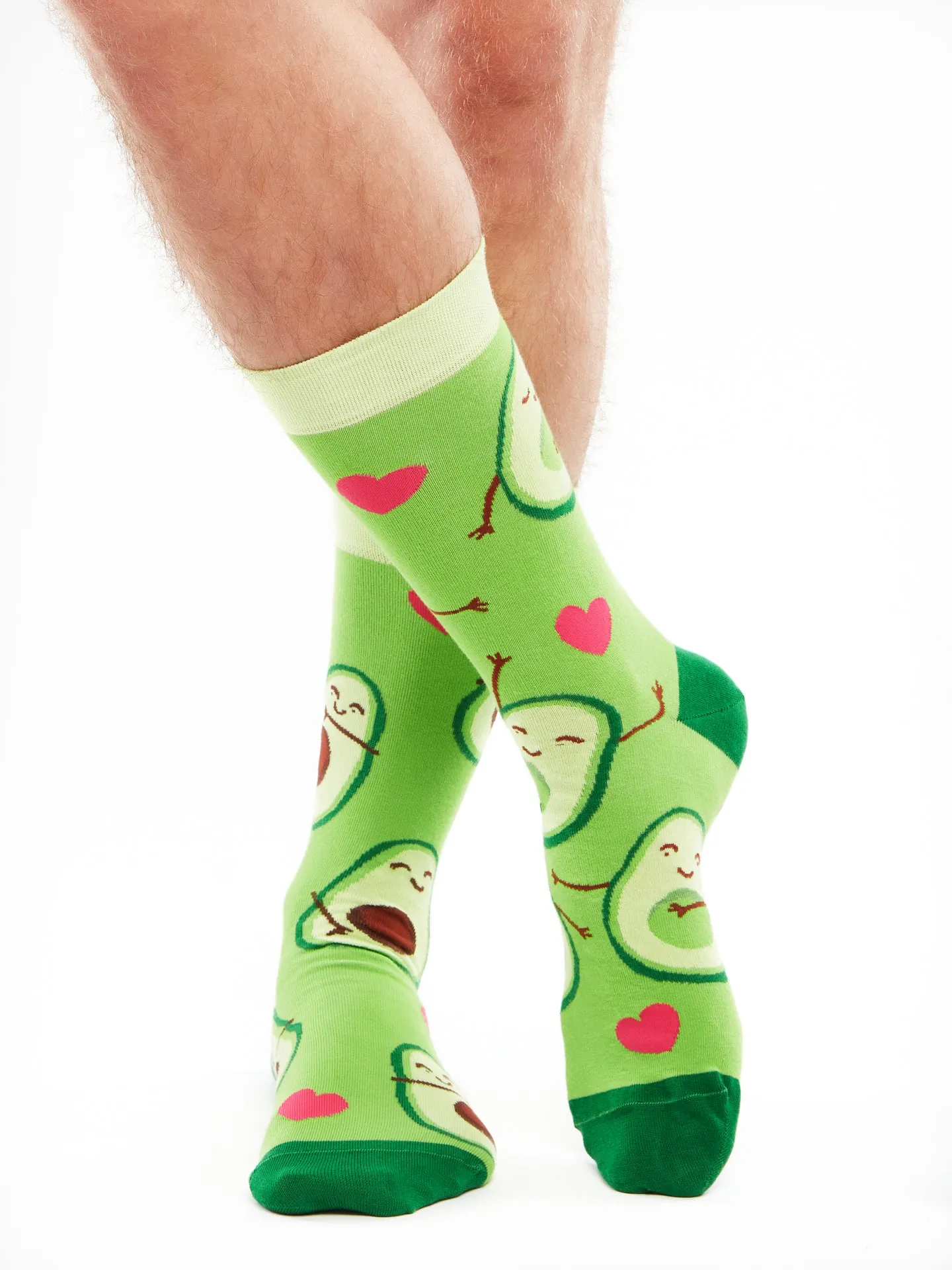 Chaussettes à motifs: Avocat amoureux