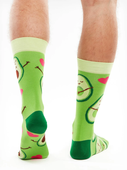 Chaussettes à motifs: Avocat amoureux