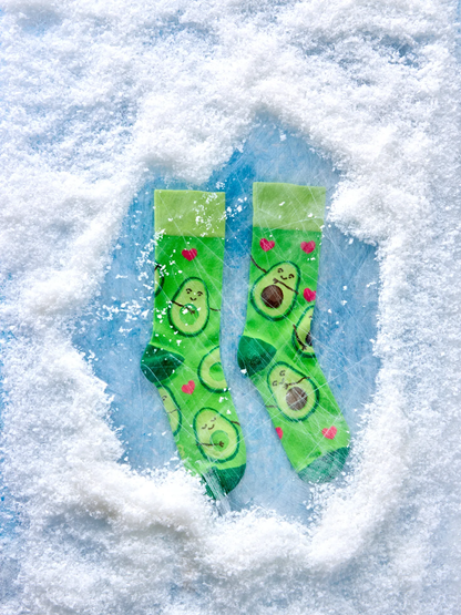 Chaussettes à motifs: Avocat amoureux