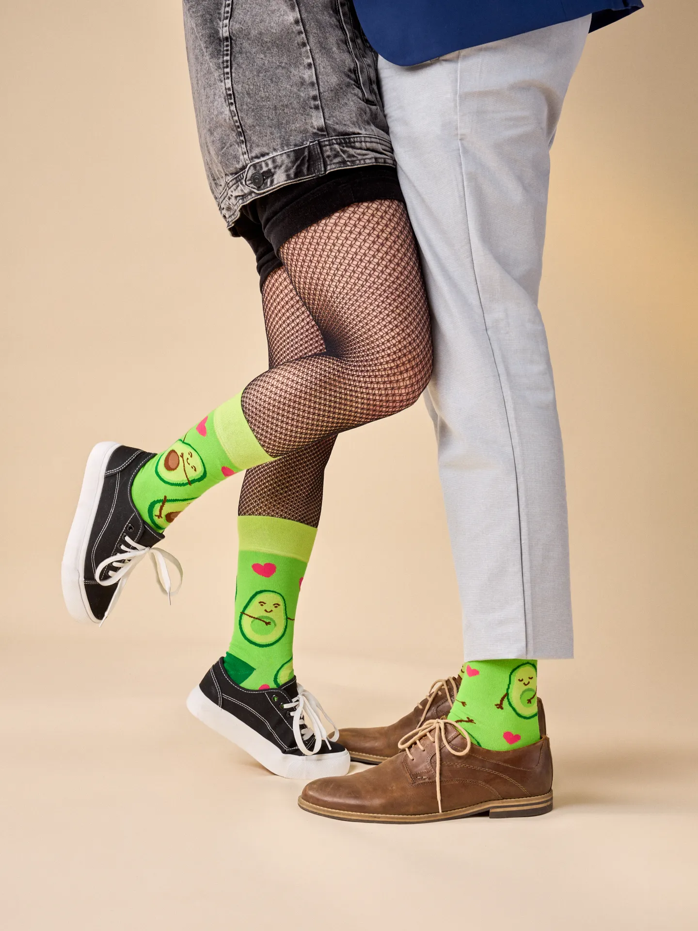 Chaussettes à motifs: Avocat amoureux