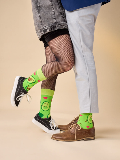 Chaussettes à motifs: Avocat amoureux