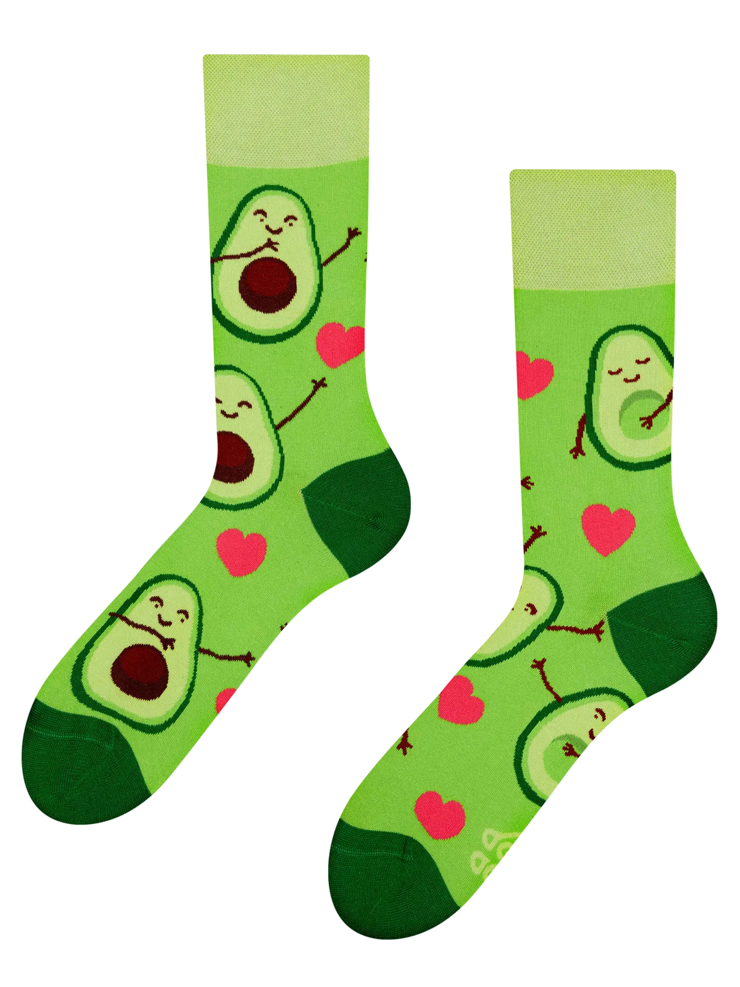 Chaussettes à motifs: Avocat amoureux