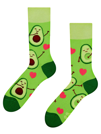 Chaussettes à motifs: Avocat amoureux