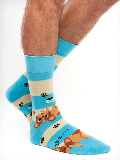 Chaussettes à motifs: Chien mignon