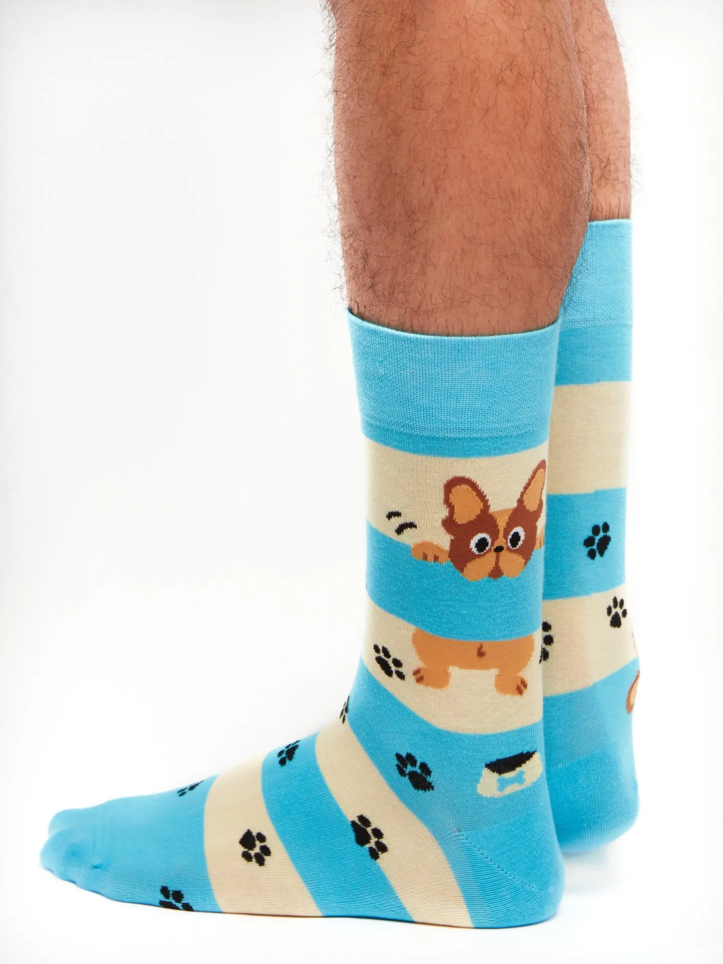 Chaussettes à motifs: Chien mignon