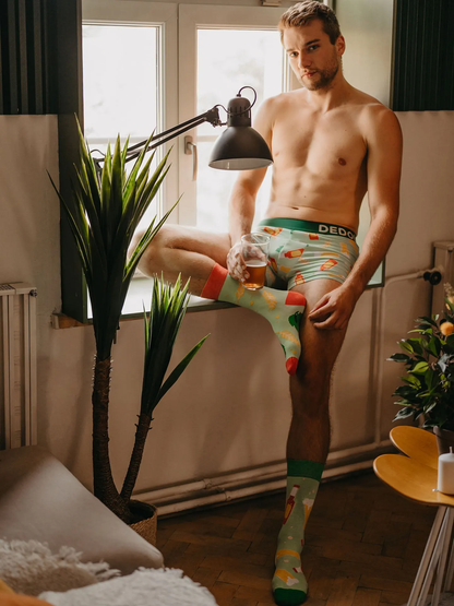 Chaussettes à motifs: Une bonne bière