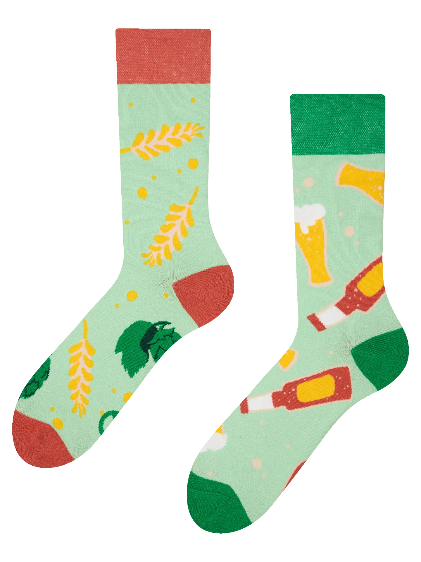 Chaussettes à motifs: Une bonne bière