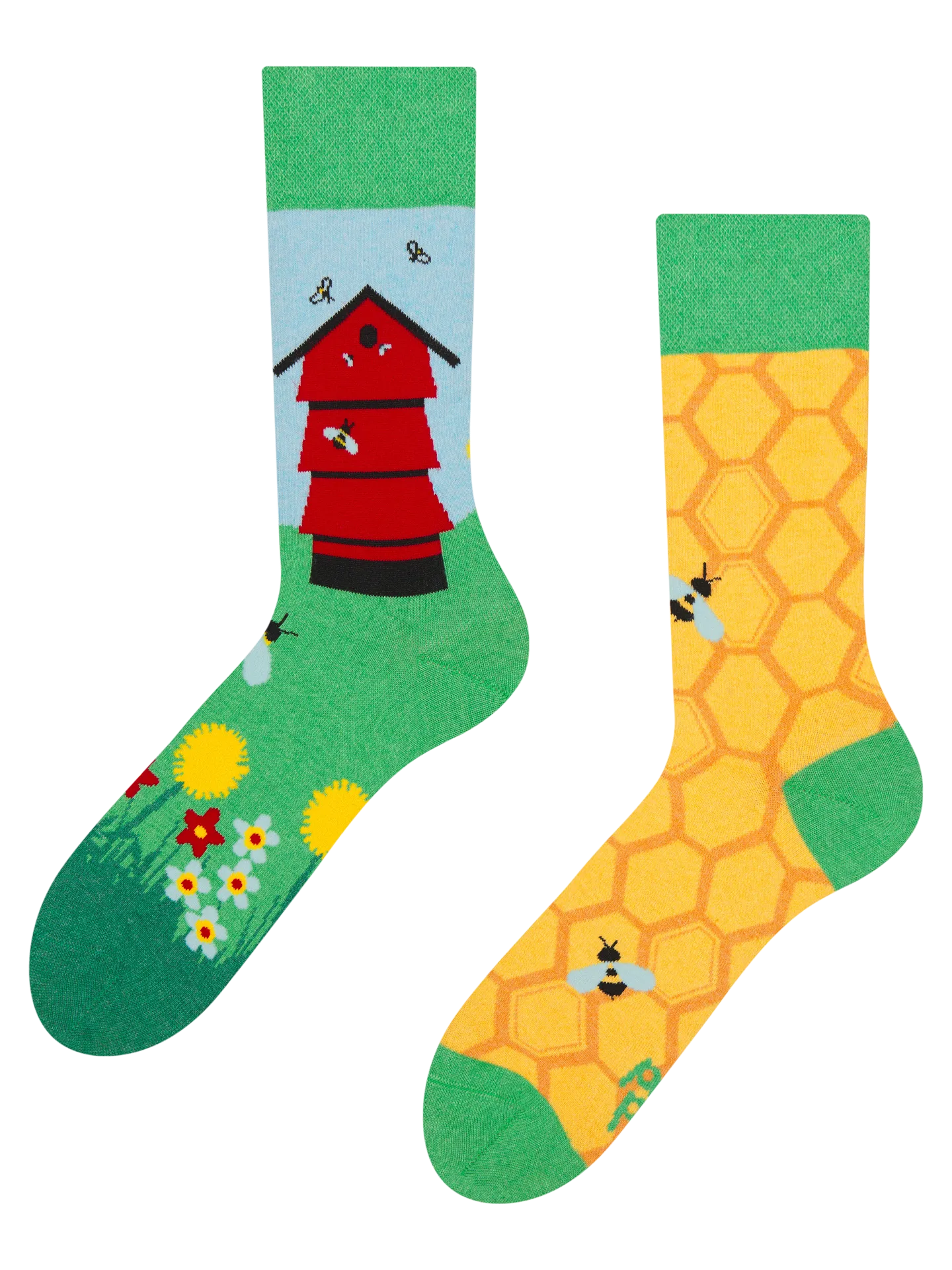 Chaussettes à motifs: La ruche d'abeilles