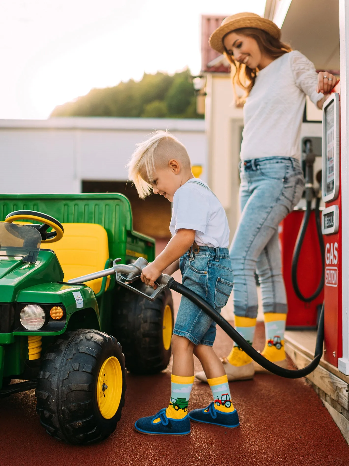 Chaussettes à motifs: L'agriculteur