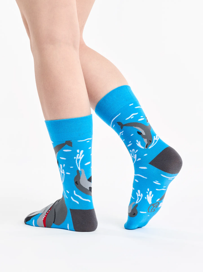 Chaussettes à motifs: Dauphin