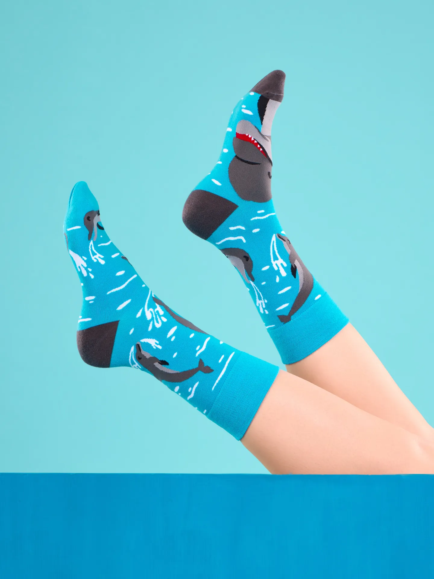 Chaussettes à motifs: Dauphin