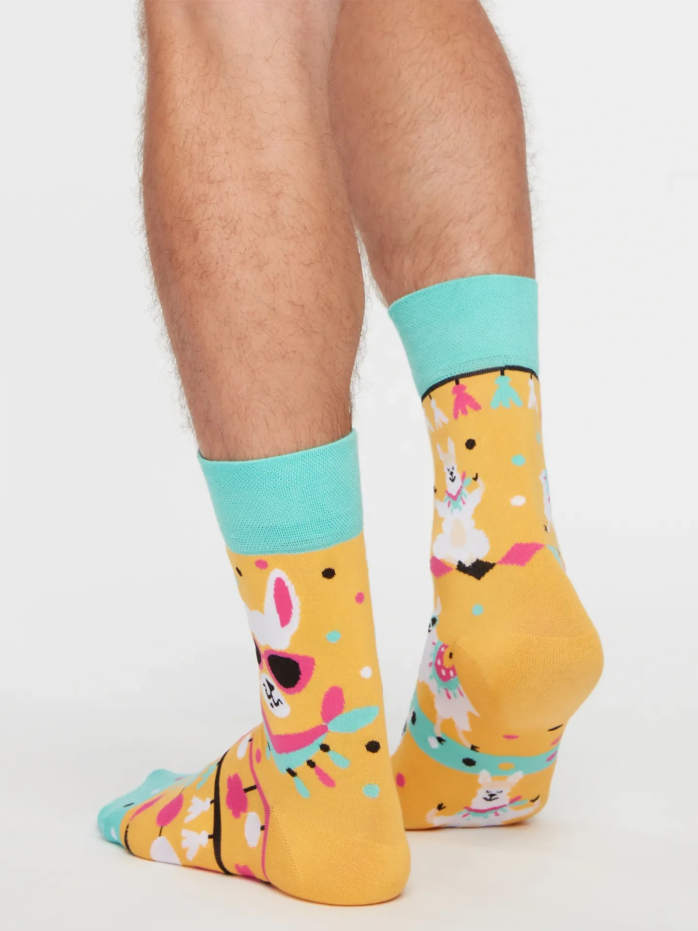 Chaussettes à motifs: Funky lama