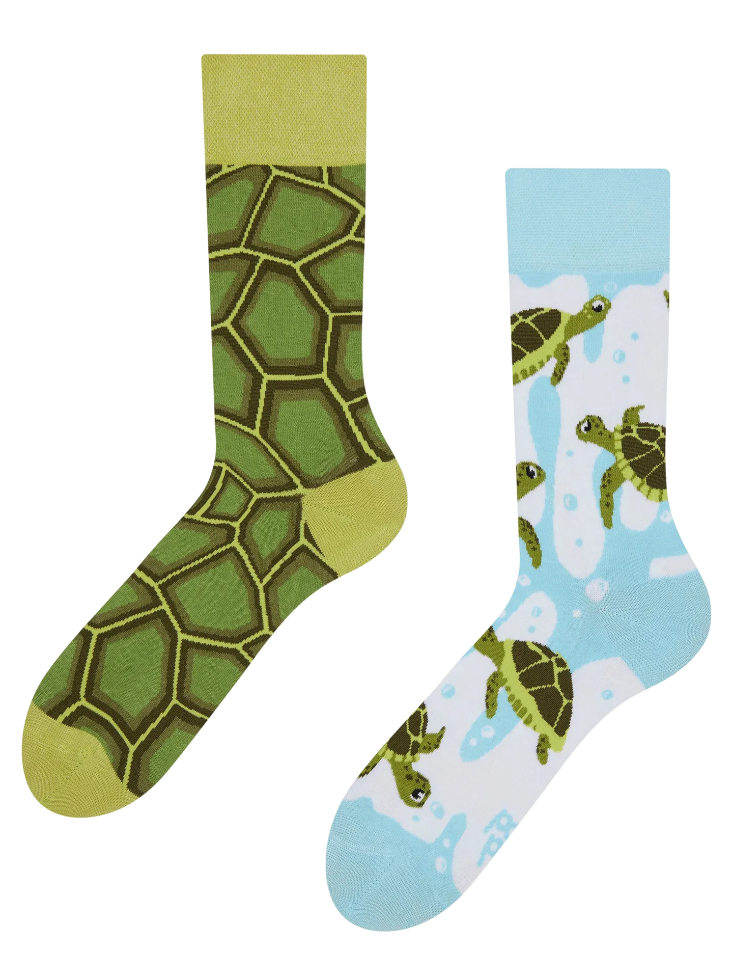 Chaussettes à motifs: La balade des tortues