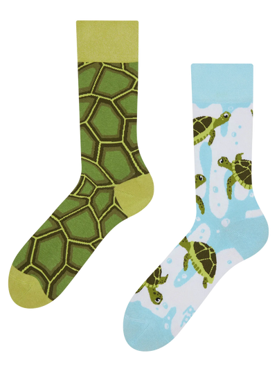 Chaussettes à motifs: La balade des tortues