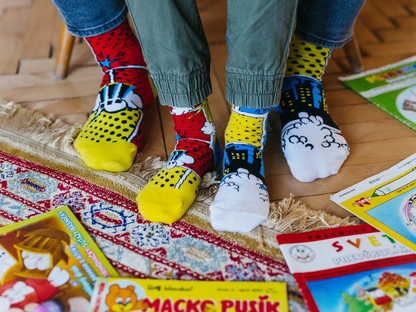 Chaussettes à motifs: Comics colorés