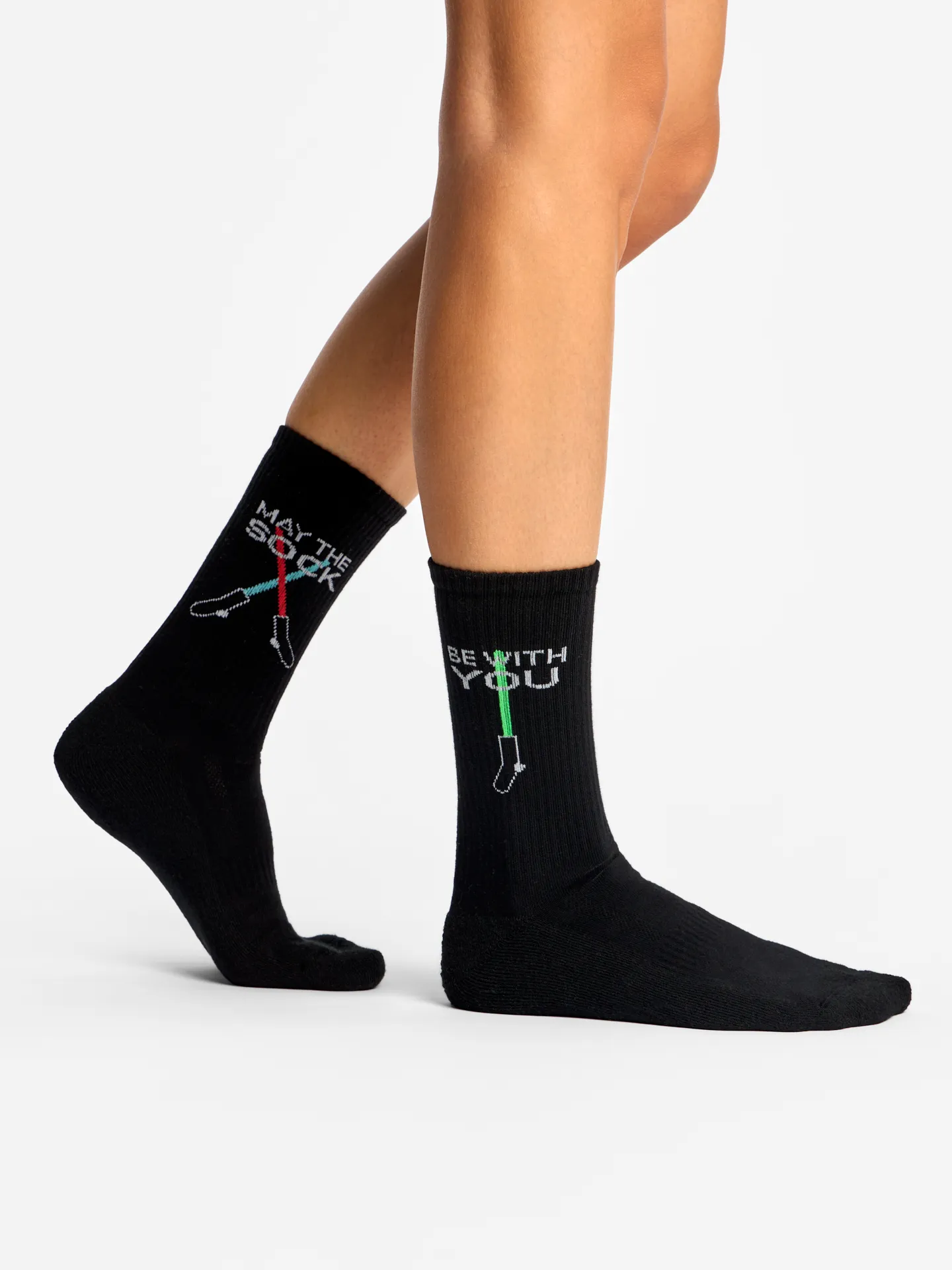 Chaussettes à motifs: May The Sock Be With You