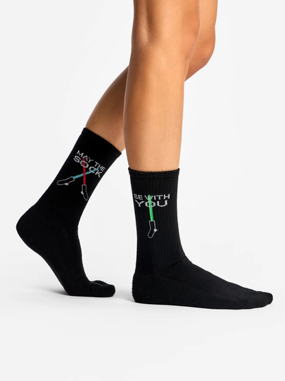 Chaussettes à motifs: May The Sock Be With You