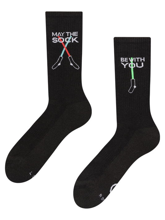 Chaussettes à motifs: May The Sock Be With You