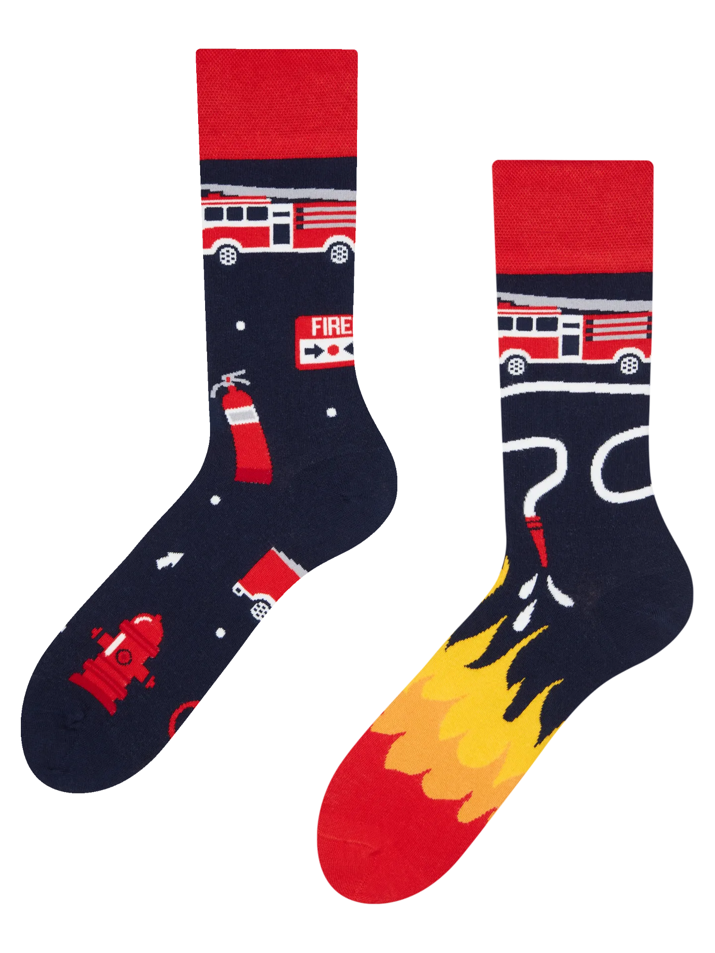 Chaussettes à motifs: Le pompier