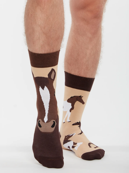 Chaussettes à motifs: Le cheval