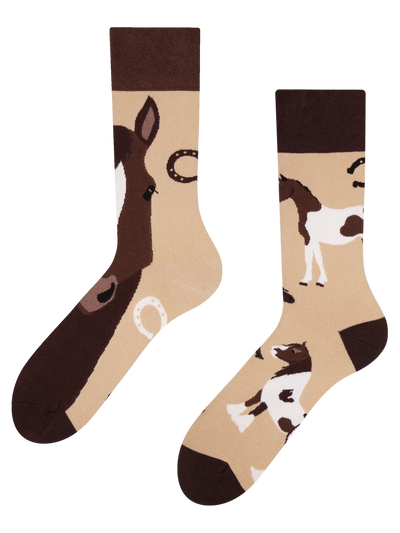Chaussettes à motifs: Le cheval