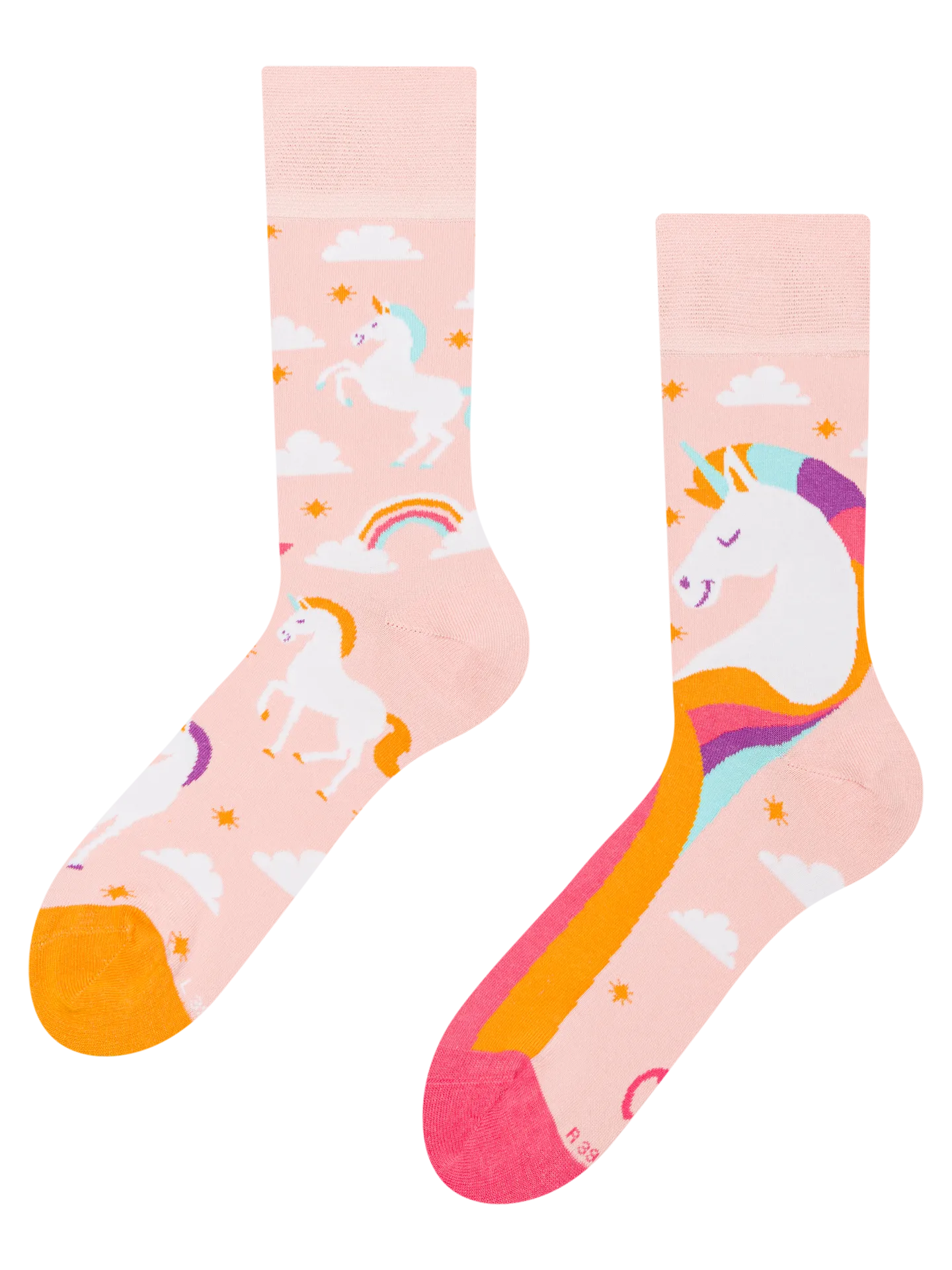 Chaussettes à motifs: Licorne dans les nuages