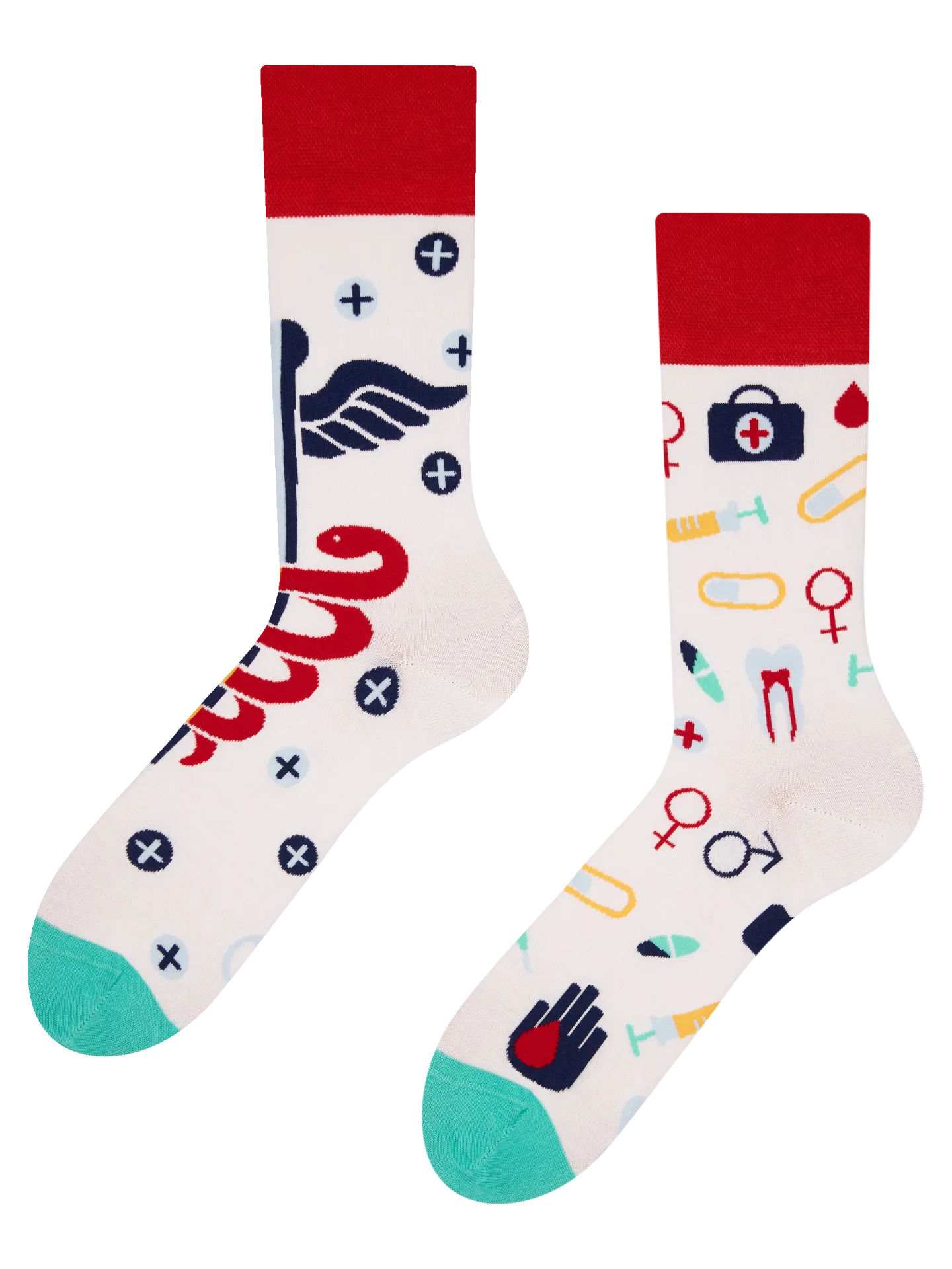 Chaussettes à motifs: Le médecin