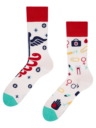 Chaussettes à motifs: Le médecin
