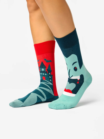 Chaussettes à motifs: Château de Dracula