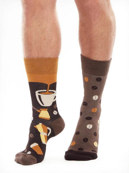 Chaussettes en bambou: Le fan du café