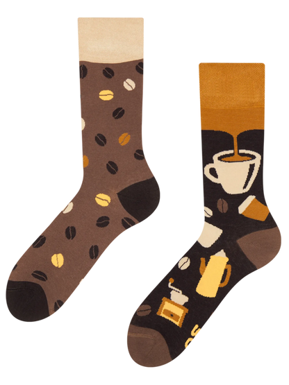 Chaussettes en bambou: Le fan du café