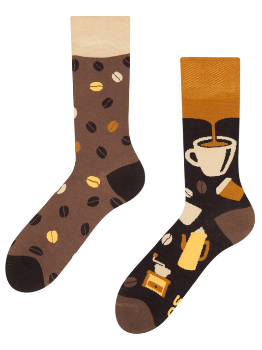 Chaussettes en bambou: Le fan du café