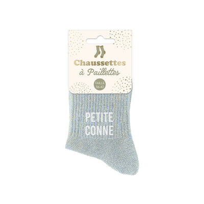 Chaussettes à paillettes: Petite conne