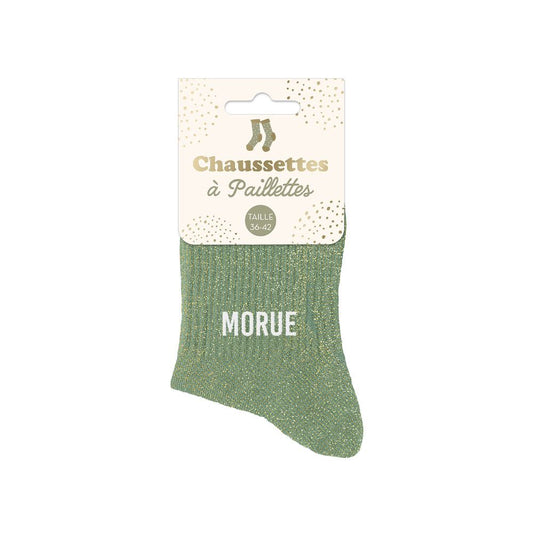 Chaussettes à paillettes: Morue