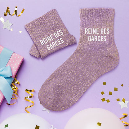 Chaussettes à paillettes: Reine des garces