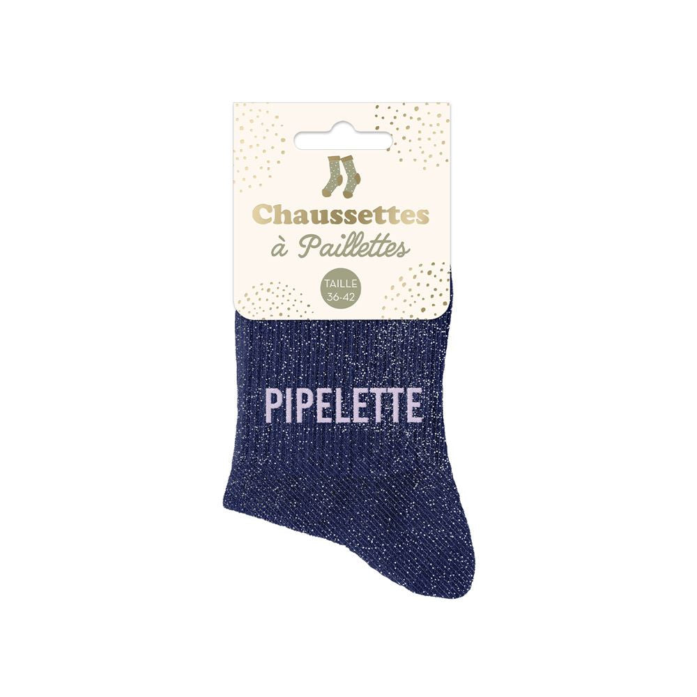 Chaussettes à paillettes: Pipelette