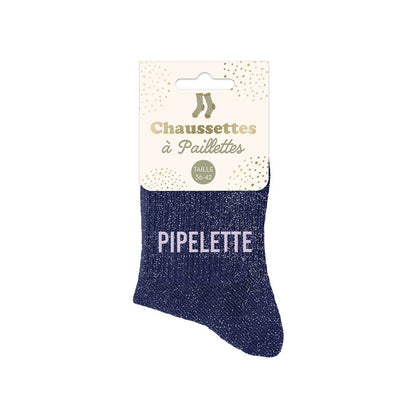 Chaussettes à paillettes: Pipelette