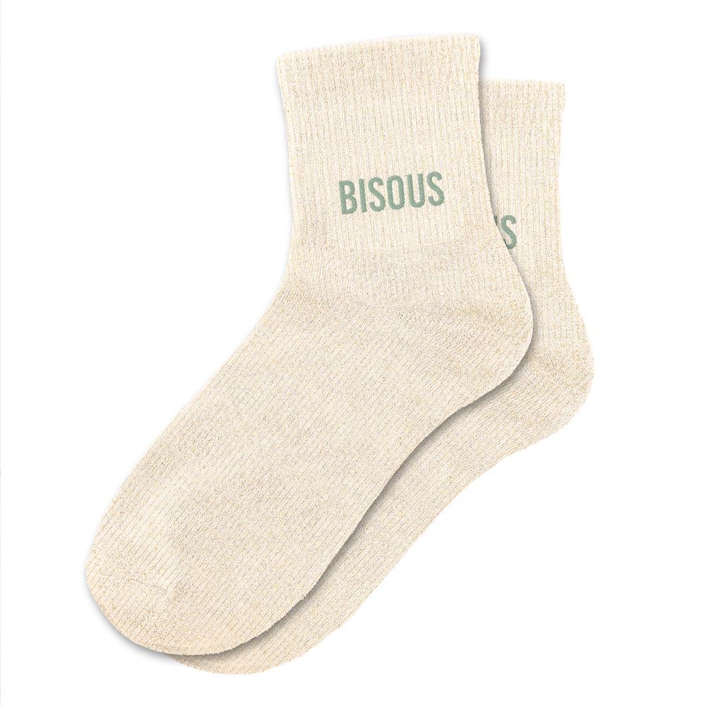 Chaussettes à paillettes: Bisous
