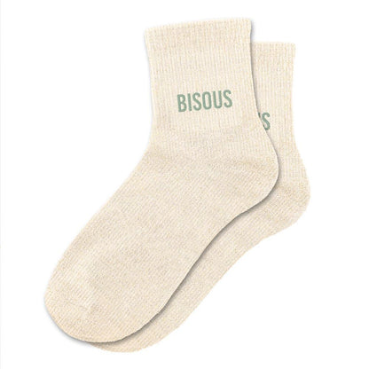Chaussettes à paillettes: Bisous