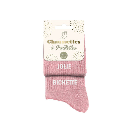 Chaussettes à paillettes: Jolie-Bichette