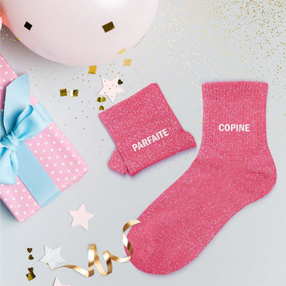 Chaussettes à paillettes: Parfaite-Copine