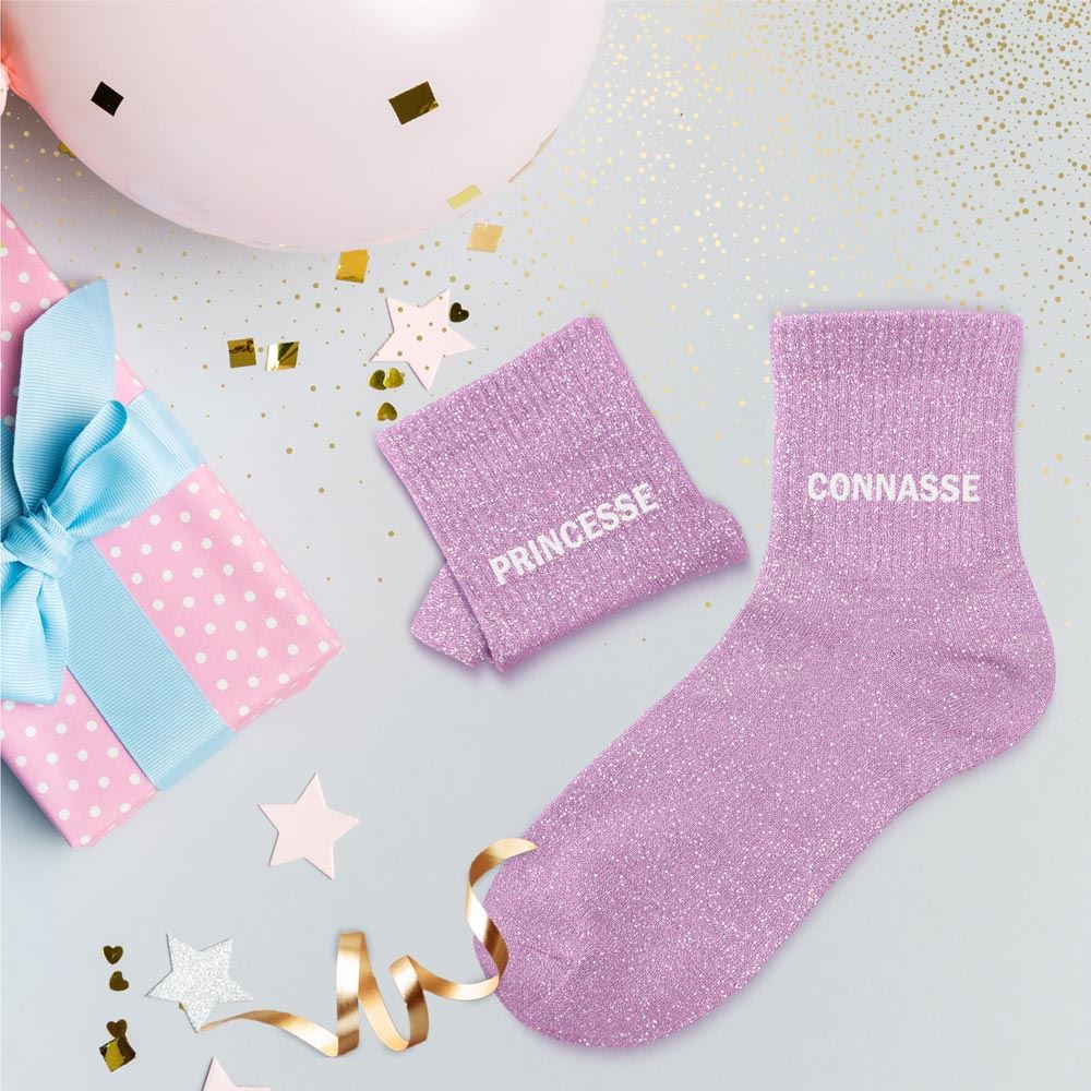 Chaussettes à paillettes: Princesse-Connasse