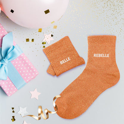 Chaussettes à paillettes: Belle-Rebelle