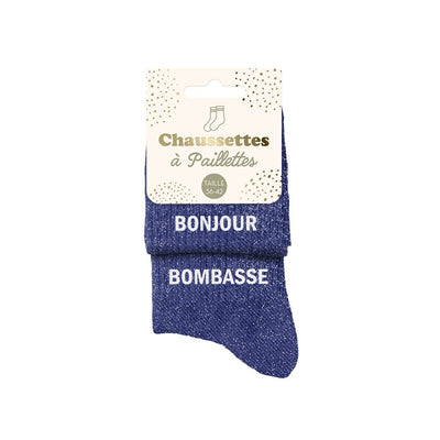 Chaussettes à paillettes: Bonjour-Bombasse