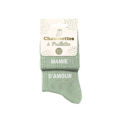 Chaussettes à paillettes: Mamie-D'amour